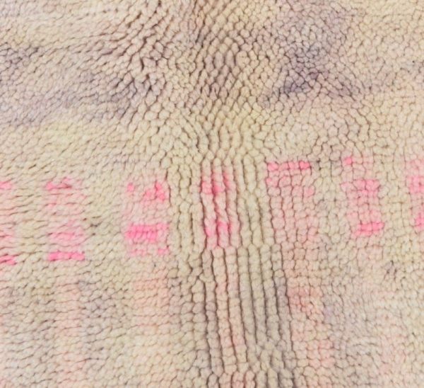 moroccan beni ourain area pink rug