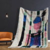 abstract shapes moroccan, rug beni ourain rug