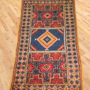 Moroccan Taznakht Handmade red rug