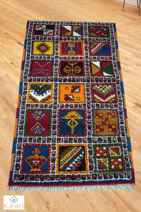 Stuniing Colorful Moroccan Berber carpet