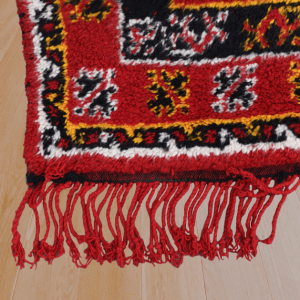 Moroccan style red rug
