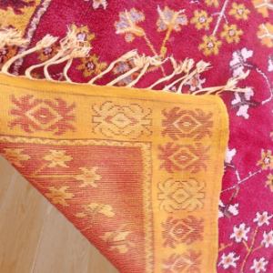 Vintage floral moroccan rug