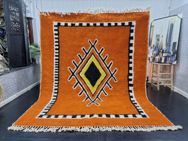 brown berber rug