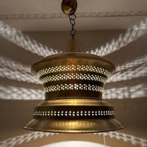 Handmade Moroccan Brass Pendant Light